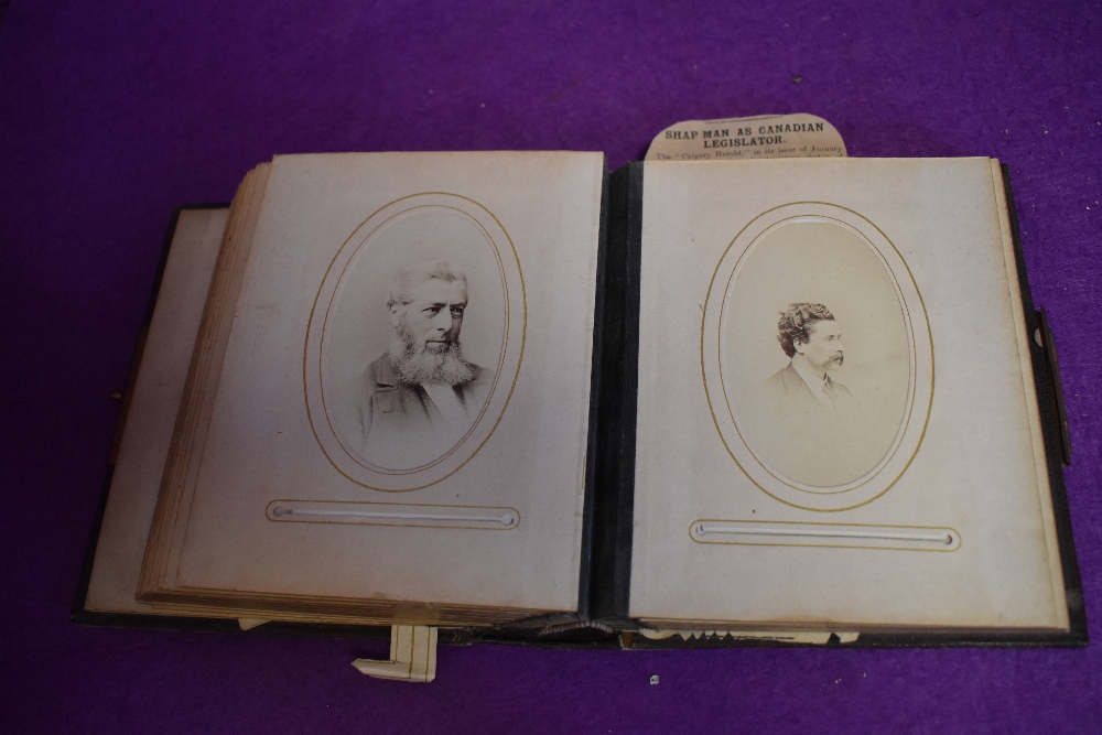 A Victorian leather bound photo album containing local Shap and Kendal interest - Image 4 of 5