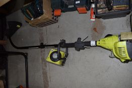 A petrol motor Ryobi garden strimmer and similar