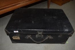 A vintage travel case