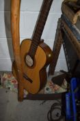 A vintage classical acoustic guitar by Tatra De Luxe