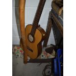 A vintage classical acoustic guitar by Tatra De Luxe