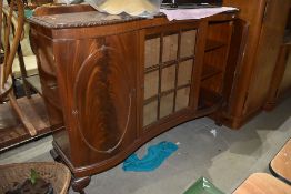 A Vernacular style mahogany small wall shelf