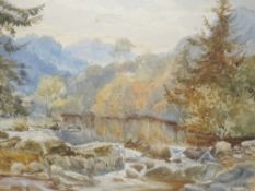 A watercolour, Betws -y -coed, indistinctly initialled, and dated 6/74, 23 x 33cm, plus frame and