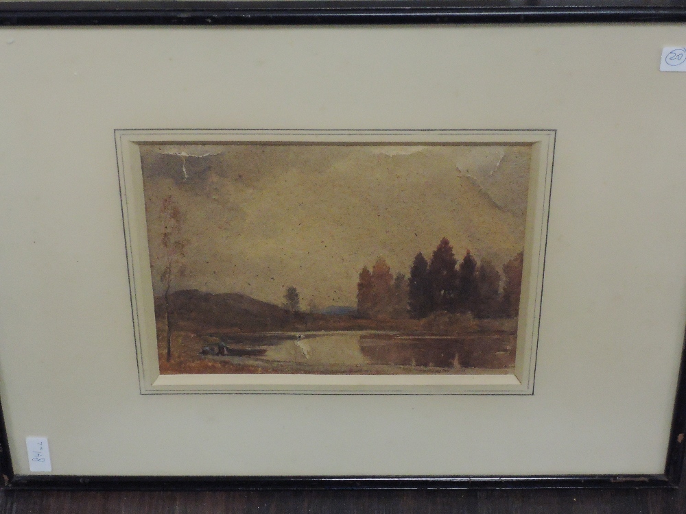 A pair of watercolours, William Hartley Waddington, Lakes landscapes, signed and dated 1925 and - Image 2 of 2
