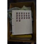 A large collection of used GB Stamps, on and off paper, World Stamps in album used