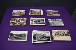 A large collection of Vintage Postcards of Furness Abbey including real black & white photographs,