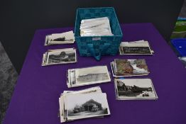 A collection of approx 320 vintage Railway interest Postcards, mainly real photo cards, including