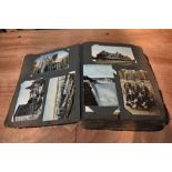 A vintage Postcard Album containing several hundred cards of Canada, GB, New Zealand etc, good cards