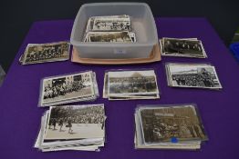 A collection of approx 180 vintage Postcards of Barrow, mainly real photo cards, Royal Visits,