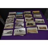 A large collection of vintage Postcards, mainly real black & white Photo's of Walney Island, Bathing