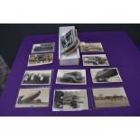 A collection of approx 55 vintage Barrow interest Postcards, mainly real photo cards, including Road