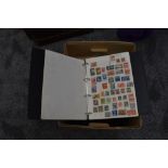 A box of Commonwealth Stamps, loose and in albums, mainly used