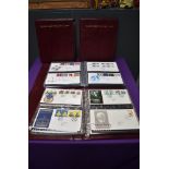 Three albums of Royal Mail First Day Covers, 1986 to 2007, with Philatelic Bureau Cancellations,