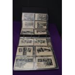 A vintage Postcard Album, Penang, black & white and colour cards, over 100 cards seen including