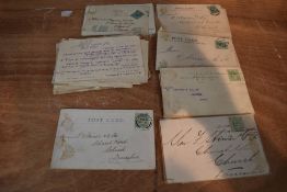 A small collection of early 20th century Postcards for Shipping Goods Abroad, many lines and