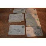 A small collection of early 20th century Postcards for Shipping Goods Abroad, many lines and