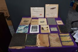 A collection of Ephemera including vintage Cookery Pamphlets, British Travel, Museum Guides and Coal