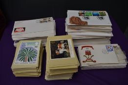 A collection of First Day Covers, mainly GB 1980's to 2000 along with PQ Cards mint and used