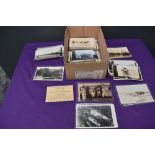 A collection of approx 130 vintage Nautical Postcards, mainly real photo cards, including