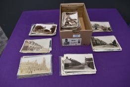A collection of approx 190 vintage Postcards Street Scenes of Barrow, mainly real photo cards