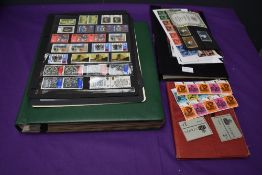 A collection of GB mainly Mint Stamps, on stock cards and in album