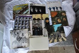 A 10 album Beatles lot - 1980's pressings including a Greek issue