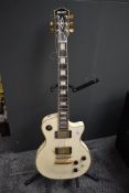 A Cruiser by Crafter Les Paul copy electric guitar, cream