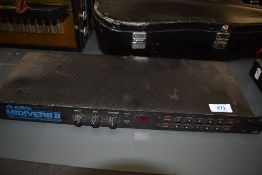 An Alesis studio or recording Reverb unit Midiverb II effects processor