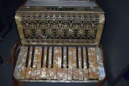 A vintage German piano accordian