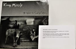 A signed album by underground band King Missle