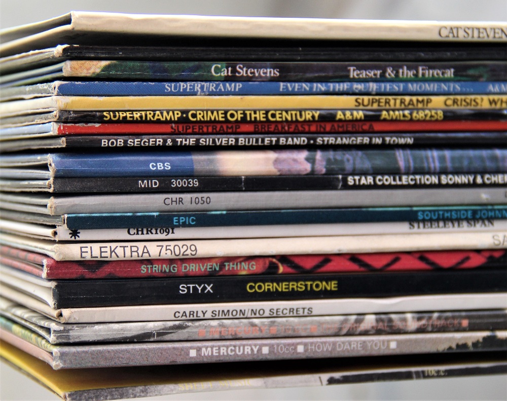 A lot of twenty various rock / pop albums - all in generally VG+ condition - Image 2 of 2