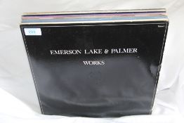 An eight album lot of Emerson , Lake and Palmer albums - Progressive Rock interest