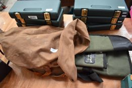 Two canvas gun bags