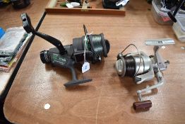 A Daiwa regal Z and Shakespeare MKII spinning reels.