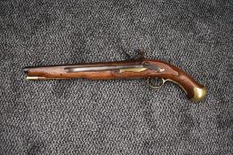 A replica Belt Flintlock Pistol with GR and Tower marks, overall length 50cm