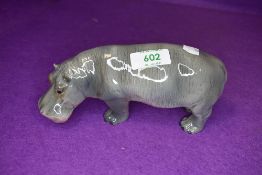 A Beswick figure study of an African Hippo model no 1532