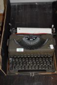 A vintage stationary office Imperial typwriter