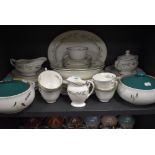 Two Denby tureens and a good amount of Royal Doulton 'Spring zephyr', plates,cups,bowls and more
