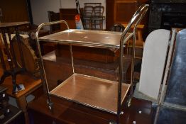 A vintage tea trolley