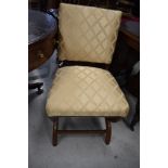 A 19th Century oak Gothic revival chair