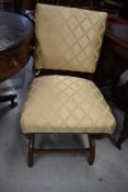 A 19th Century oak Gothic revival chair