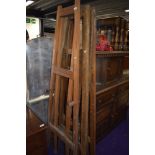 Four large easels , approx. 183cm (6ft)