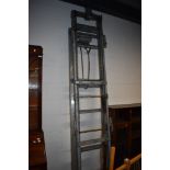 A set of van roof ladders/ladder rack, transit or similar