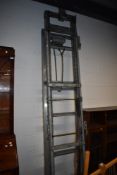 A set of van roof ladders/ladder rack, transit or similar