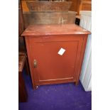 An early 20th Century cabinet, later painted