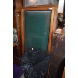 A vintage noticeboard, approx. 134 x 61cm