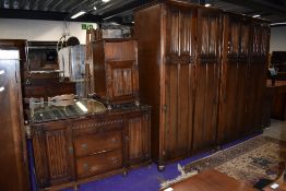 A selection of Priory or Old Charm style bedroom furniture