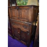 A Priory style cocktail cabinet