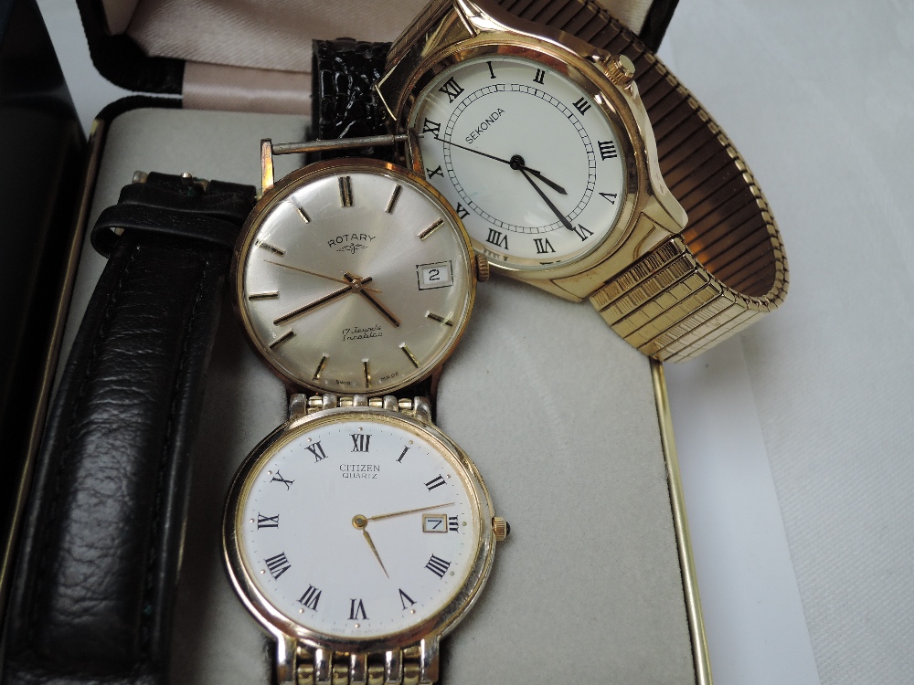 A selection of gent's wrist watches including Royal, Sekonda, Rotary etc - Image 2 of 2