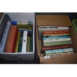 A box of hard back text and reference books including art interest